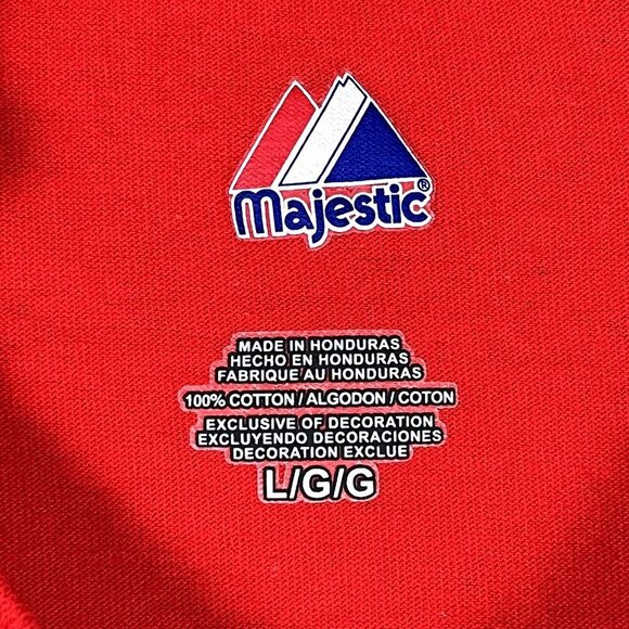 Vintage Majestic Philadelphia Phillies Four Aces T-Shirt R2C2 Size Large - Picture 3 of 3